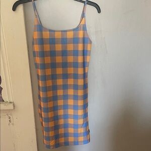 Body Glove Vibrant Checkered Backless Dress